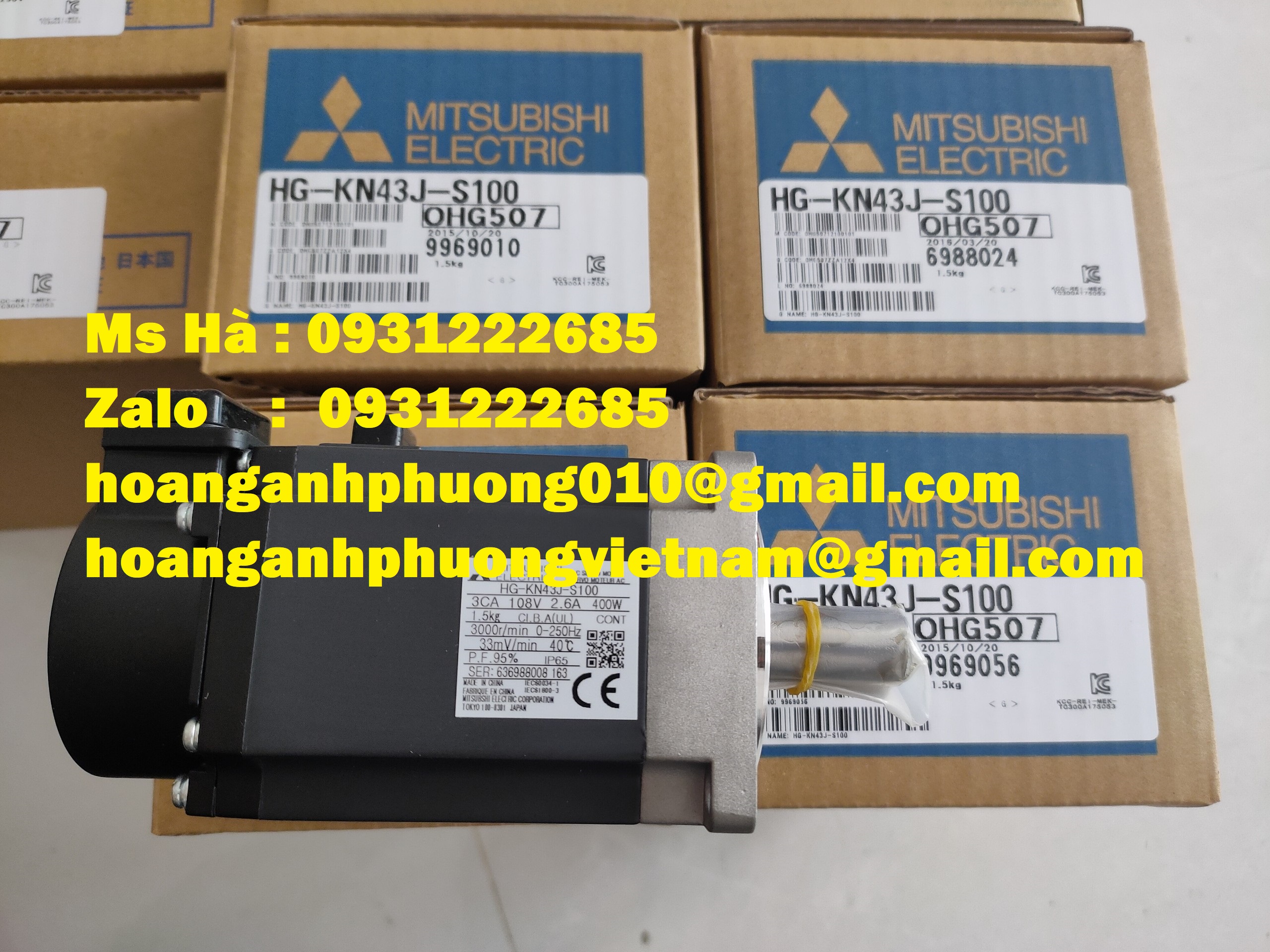 Mitsubishi HG-KN43J-S100 servo hàng nhập - bán toàn quốc